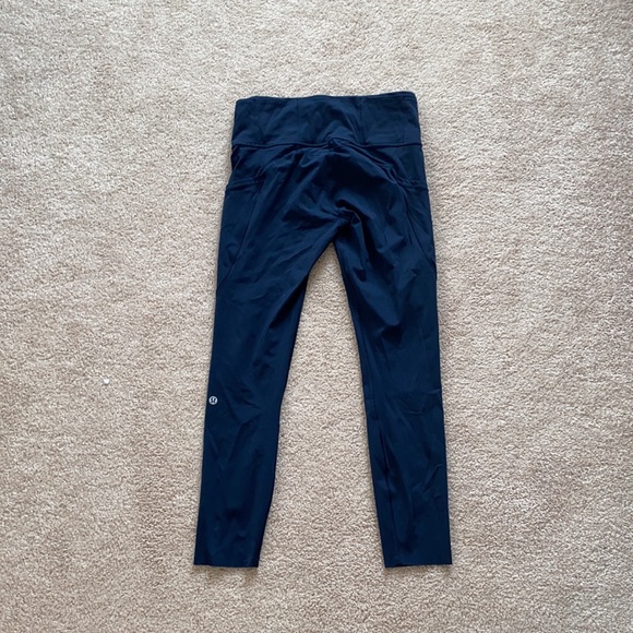 Lululemon Fast and Free High-Rise Legging 25” Navy - Picture 2 of 4